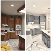 San Antonio Kitchen Remodelers before and after photo