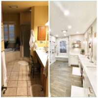 San Antonio bathroom remodel before and after photos