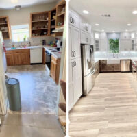 Kitchen remodel before and after photos